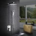 QREZ Modern/Comtemporary Shower System Rain Shower Handshower Included with Ceramic Valve One Hole for Chrome   Shower Faucet - B0761K9PBD